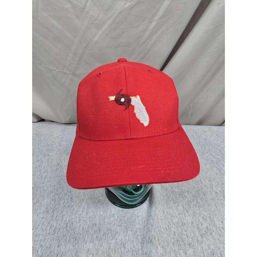 Lids Red Flordia Hurricane Hat, Emergency Responder Or Local Panhandle...